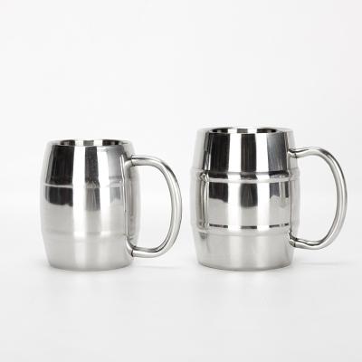 China Wholesale Disposable 450ml Capacity Stainless Steel Customizable Coffee Cups for sale