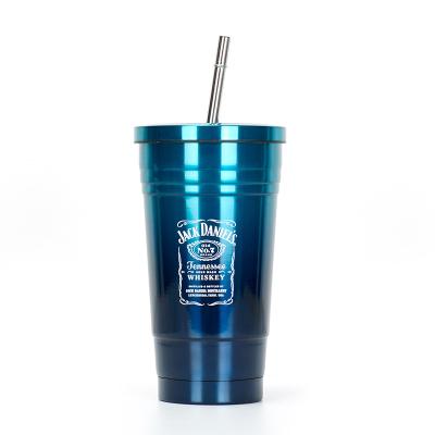 China Quality Guaranteed Disposable Wholesale Automatic Stainless Steel Tumbler With Straw for sale