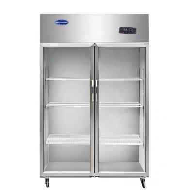 China Custom Bar Refrigerator Full Glass Door Upright Beer Cooler Display for sale