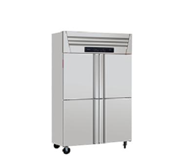 China Direct Cooling New Technology 448l Low Temperature Storage 4 Door Direct Cooling Freezer for sale