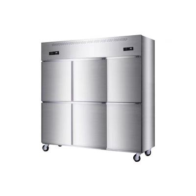 China Direct Antiseptic Cooling Stainless Steel Display Supermarket Commercial Refrigerator and Freezer for sale