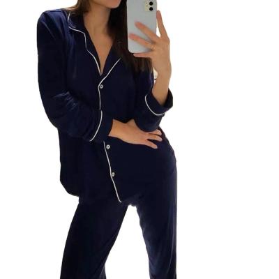 China Designer Women Pajamas Sets QUICK DRY Two Piece Daily Dress Accept Customized for sale