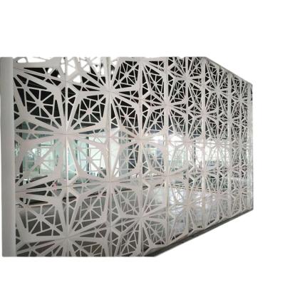 China 2021 modern hot sale wall cladding revestimiento peeled exterior ACM perforated sheet for art architecture for sale