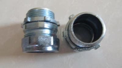 China EMT Conduit And Fittings NPT Thread Zinc EMT Compression Connectors for sale