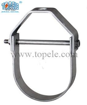 China UL Listed Heavy Duty Galvanized Steel Pipe Clamps Clevis Hanger for sale