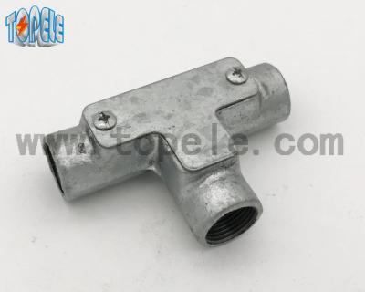 China BS Conduit And Fittings Of Malleable Iron Three Way Channel Inspection Tee Junction Box for sale