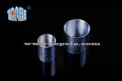 China 1/2 in Threaded Galvanized Steel Rigid Couplings for IMC / Rigid Conduit for sale