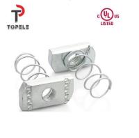 Китай M6 M8 M10 M12 Unistrut Channel Galvanized Zinc Plated Steel Spring Nut (Стальной пружинный орех с оцинкованным цинком) продается
