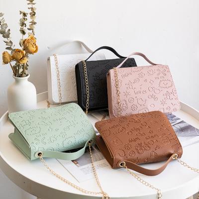 China casual& square pattern animation fashion cartoon fashion handbags luxury handbags small ladies small bags cheap custom designer popular women for sale