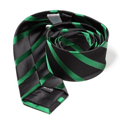 China Custom Decoration Tie Jacquard Neck Tie 6/7/8 Cm Regular Skinny Green Silk Ties Fashion Woven Men Neck Ties for sale