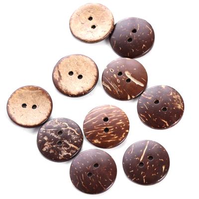 China Sustainable Fashion Eco-Friendly Custom Natural Coconut Shell Buttons Shirt Sweater Round Buttons Wooden Bamboo Button for sale