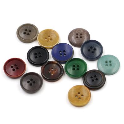 China Clothing Accessories Corozo 4 Hole Shirt Buttons Viable High Quality Natural Sewing Men's Clothing Shirt Buttons for sale