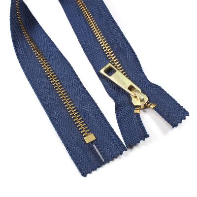 China Good Quality Viable Wholesale 2023 New Fall Spring And Metal Zipper Alloy Brass Zips for sale