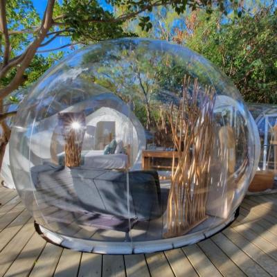 China Outdoor Romantic Inflatable Clear Dome Tent House Tent Transparent Bubble Entertainment Tent for sale