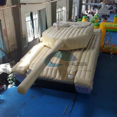 China pvc inflatable military decoy/inflatable tank decoy/inflatable military tank for sale