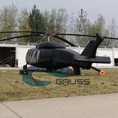 China PVC Laminated Sheet China Supplier Inflatable Military Helicopter Decoy for sale