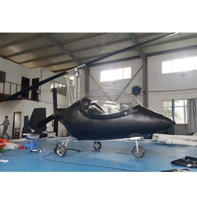 China PVC laminated sheet 2021 rotorcraft / Inflatable Inflatable Airplane Lure / Inflatable Plain for sale