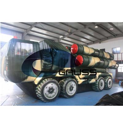 China PVC inflatable missile decoy/inflatable anti-aircraft missile/inflatable S-300 for sale