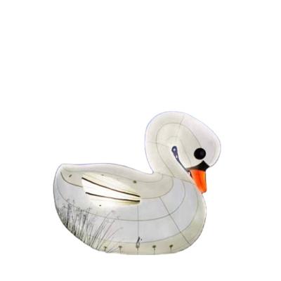 China Advertising inflatable white swan with LED pattern/inflatable/inflatable advertising swan for sale