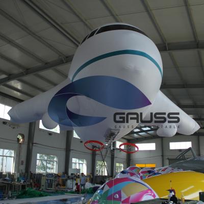 China Durable Attractive Soft Inflatable Airplane for sale