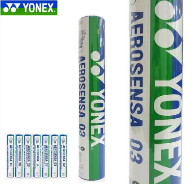 China Professional Tournament Class YONEX AS03 Duck Feather Badminton Shuttlecock for sale