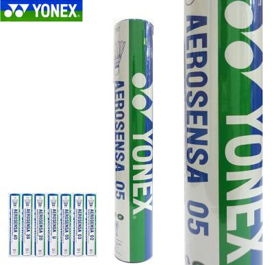 China Professional Tournament Class YONEX AS05 Duck Feather Badminton Shuttlecock with Particle Board + Cork Head for sale