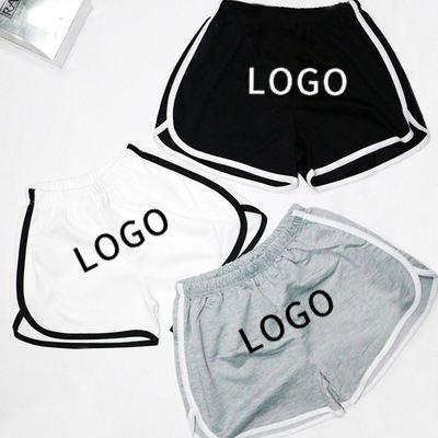 China Logo Summer Bike Stretch Drawstring Customized Parride Stitching Casual Cotton Soft Women's Sports Shorts for sale