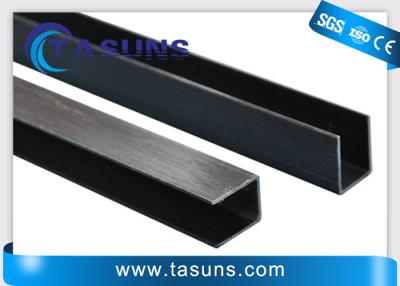 China No Weave Pultruded Carbon Fiber C Channel For Reinforcement for sale