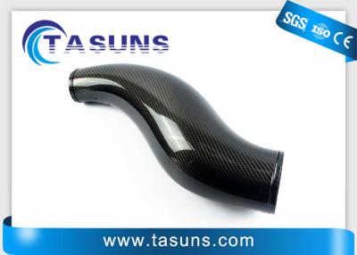 China High Glossy Carbon Fiber Intake Elbow With Smooth Inside Surface for sale