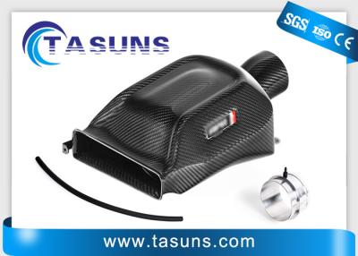 China 3k Weave Carbon Fiber Cold Air Intake Kit Front Airbox For Replacement Parts for sale