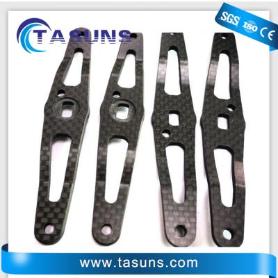 China 1mm CNC Cutting Carbon Fiber Sheet For Fishing Roller Parts for sale