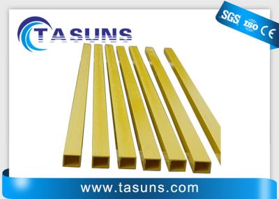 China UV Resistance Fiberglass Rectangular Tube For Fiberglass Cross Arms for sale