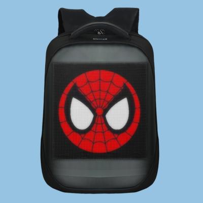 China Hot Selling USB Fashion Business WIFI Control Led Screen Backpack Led Backpack Sign Led Backpack for sale