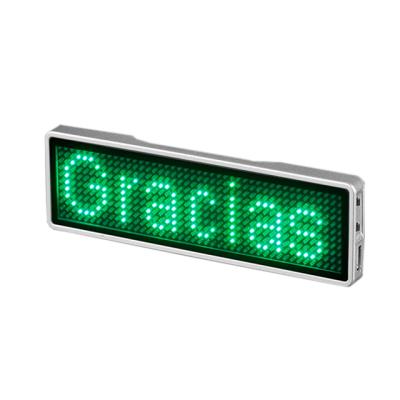 China Semi-outdoor programmable programmable price badge name tag led for sale