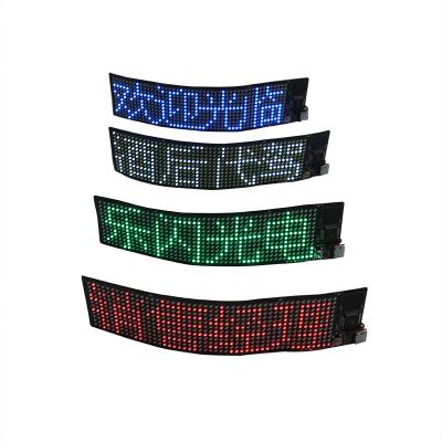 China Indoor And Outdoor Leddisplay Light Badge Software Flexible LED Display for sale