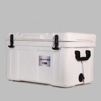 China Factory price durable heavy duty cooler box 75L rotomolded cooler box for sale