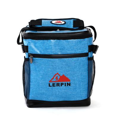 China Beer Cooler Box Insulation Waterproof Lunch Waterproof Soft Cooler Bag High Density Beer Cooler Bag LERPIN-LP-B-24 for sale