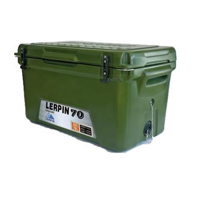 China LLDPE Waterproof Portable Pu Foam Medicine Military Cooler Box With Handle for sale