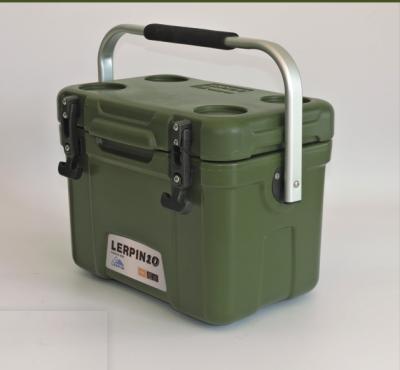 China Factory Sustainable Selling Military Mini Cooler Box With Handle , 15L Cooler Box for sale