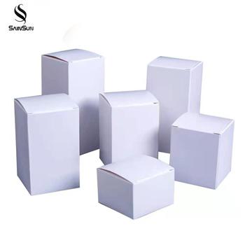 China Recycled Materials Wholesale Custom Printing Gift Box White Packaging Cardboard Paper Box for sale