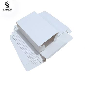 China Recycled Materials Blank Foldable Packaging Printing And Tuck Ends Customized Paper Box for sale