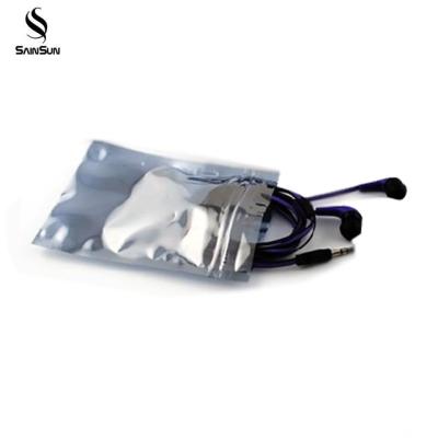 China ANTI-STATIC Resealable Esd PET Plastic Anti-Static Shielding Electronic Packaging Bag With Zipper for sale