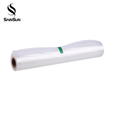 China Frozen Biodegradable Food Packaging Vacuum Stocked Embossed Nylon Bags Vacuum Sealer Cooking Rolls for sale