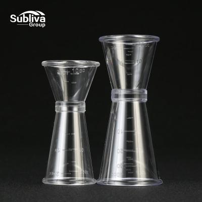 China Modern Stainless Steel Cocktail Shaker Measure Cup Dual Shot Drink Spirit Jigger Kitchen Instruments for sale