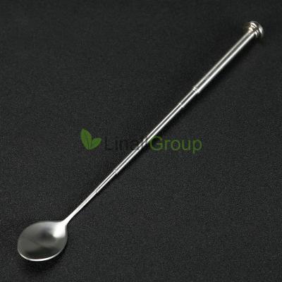 China Viable Retractable Bartender Cocktail Shaker Cocktail Mixing Spoon Bar Spoon 150mm-450mm Stainless Steel for sale