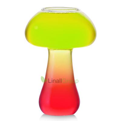 China Cooler Glass Cocktail Mushroom Cup 280ml Gastronomy Special Beer Wine Bartender Grinding Bar Modern Molecular Glass Tipsy Tumbler for sale