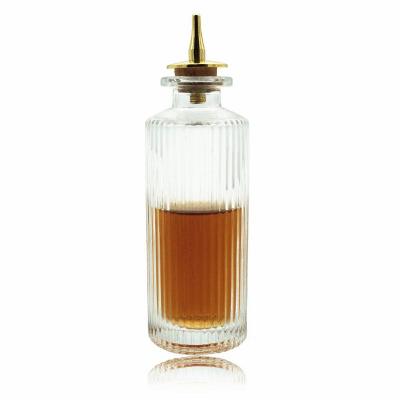 China Roman Column Bitter Bottle For Viable Cocktail 140ml Glass Dahs Bottle Liquor Pourer Barware Bar Accessories Kit Bar Accessories for sale