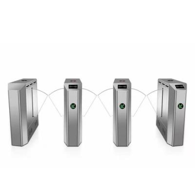 China One Speed ​​2504 Entry 304 Stainless Steel Security Turnstile Semi-automatic Gate Access Control Flap Turnstile Flap for sale