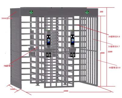 China One Entrance Hot Selling Full Size Sliding Machine Turnstile Gate for sale