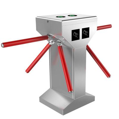 China 304 stainless steel 304 stainless steel security core tripod turnstile electric access control vertical double entry for sale